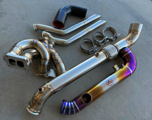 将图片加载到图库查看器中，Archer Fabrications Billet Series 2 Port Twinscroll T4 Top Mount Exhaust Manifold Kit Toyota Supra A90 2020
